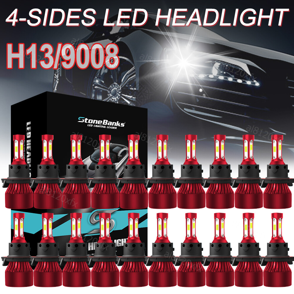 Whosesales 20X H13 LED Headlight Bulb Kit For Ford F150 2004-2014 High Low Beam