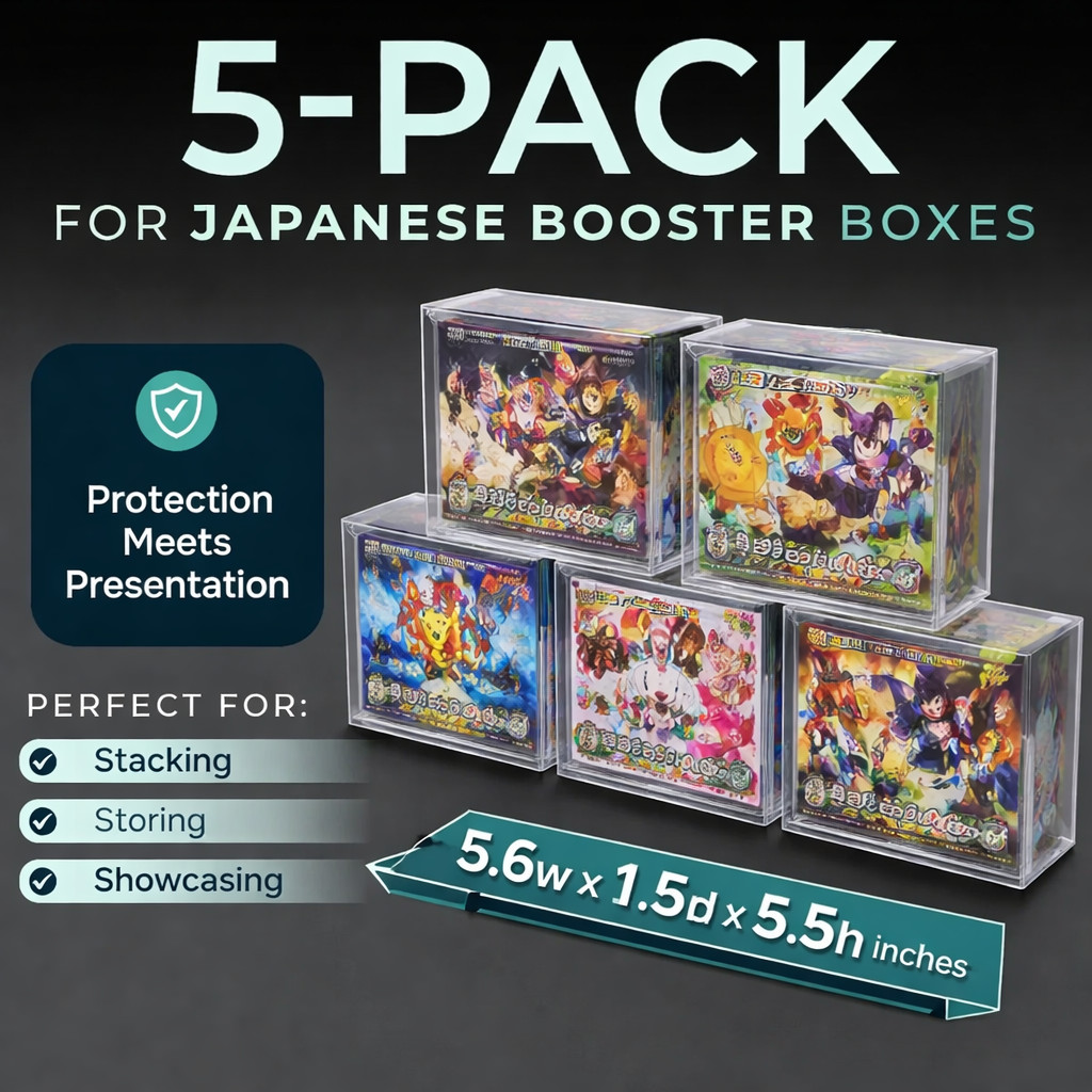 5/20/50PCS Pokemon Protector Case- Japanese Standard Booster Boxes 5/20/50PCS Pokemon Protector Case- Japanese Standard Booster Boxes