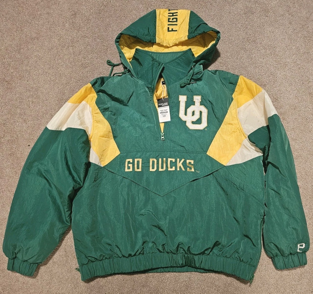 Portland Gear University of Oregon Ducks Legacy Jacket Size Medium New with Tag