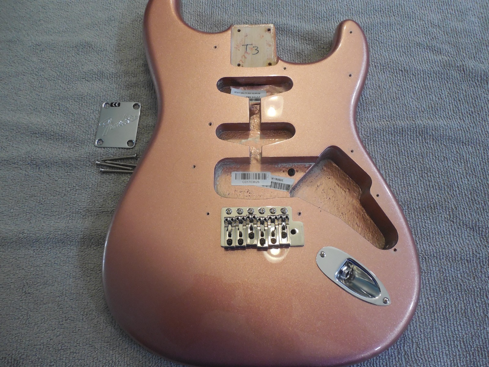 Fender Stratocaster USA American Performer Body w/Hardware Rare Color Mint Cond. Fender Stratocaster USA American Performer Body w/Hardware Rare Color Mint Cond.