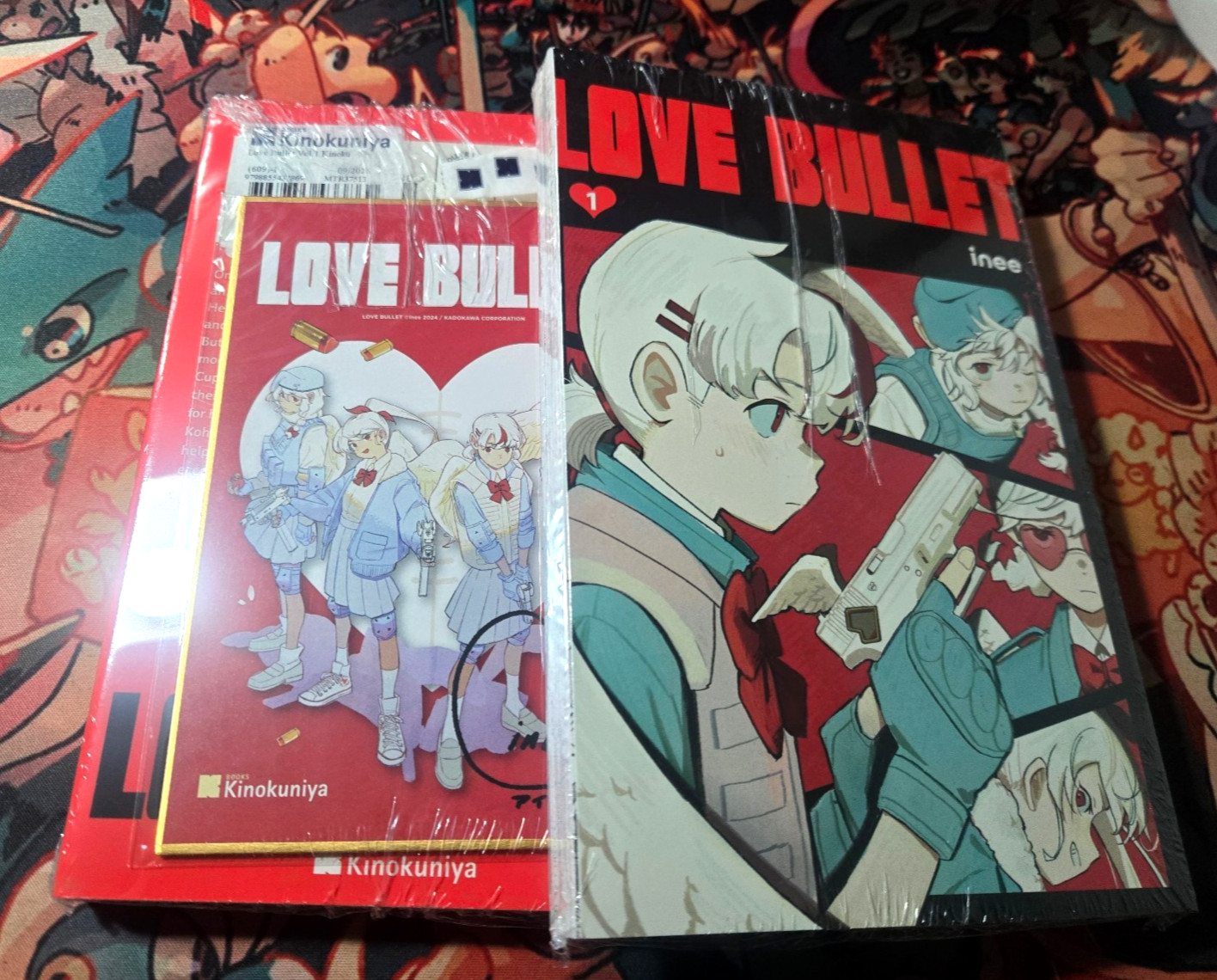 NEW; Love Bullet Manga Vol. 1 Kinokuniya Exclusive W/ Shiki