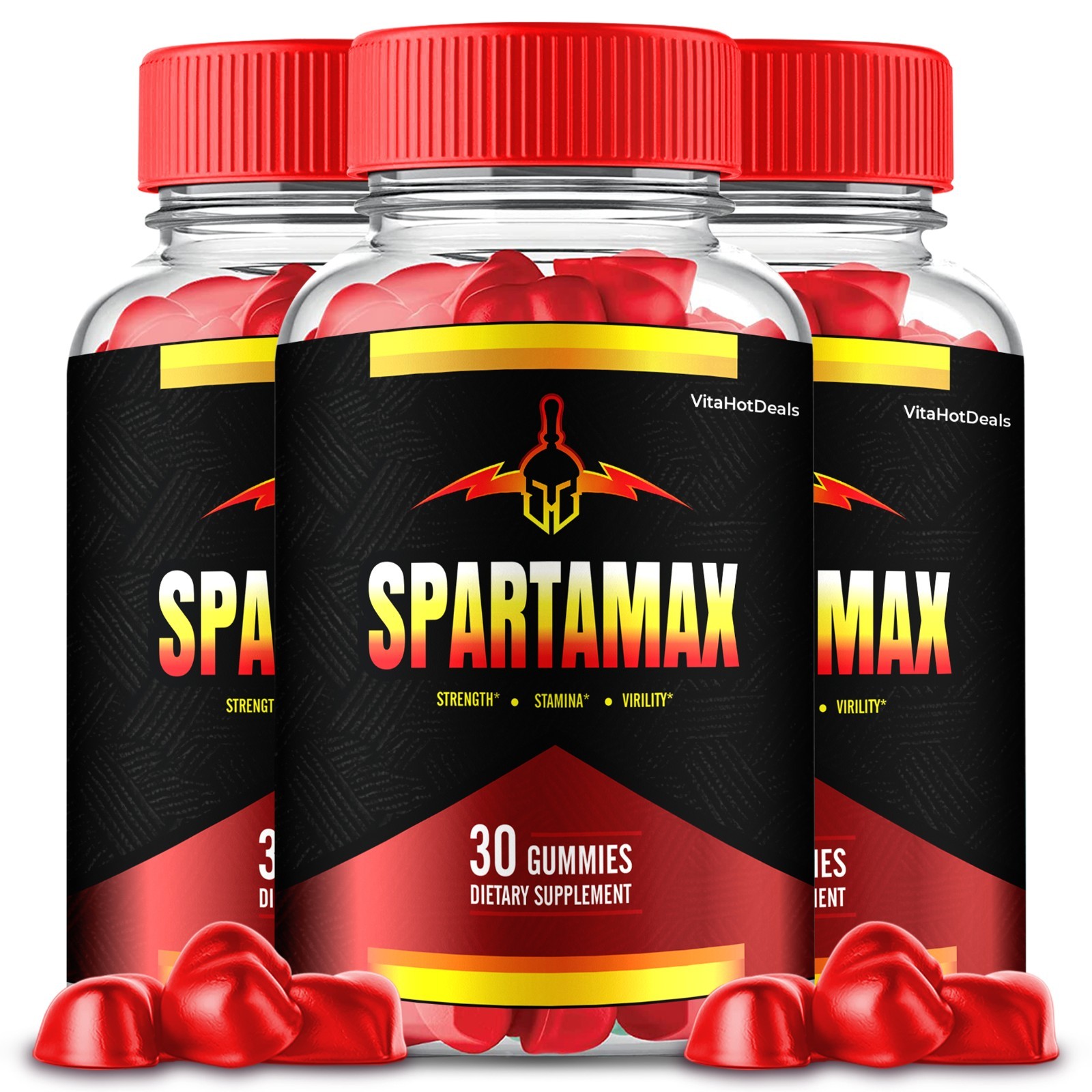 Spartamax Gummies, Max Strength, Sparta Max Natural Supplement (3 Pack) Spartamax Gummies, Max Strength, Sparta Max Natural Supplement (3 Pack)