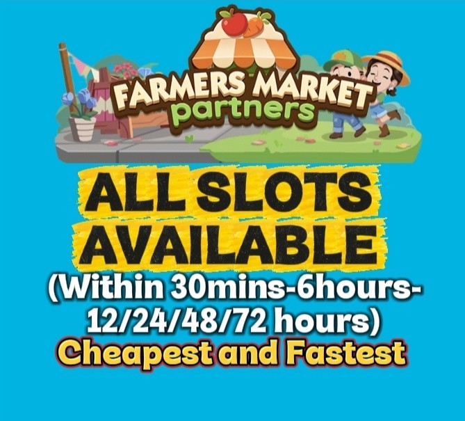 ALL Type Partner Event Slots For Monopoly_Goā”Cheapest & Fastest US Sellerš„ ALL Type Partner Event Slots For Monopoly_Goā”Cheapest & Fastest US Sellerš„