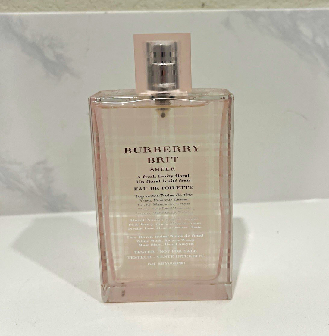 Burberry Brit Sheer Eau de Toilette Spray 3.3 fl oz Women Fruity Floral