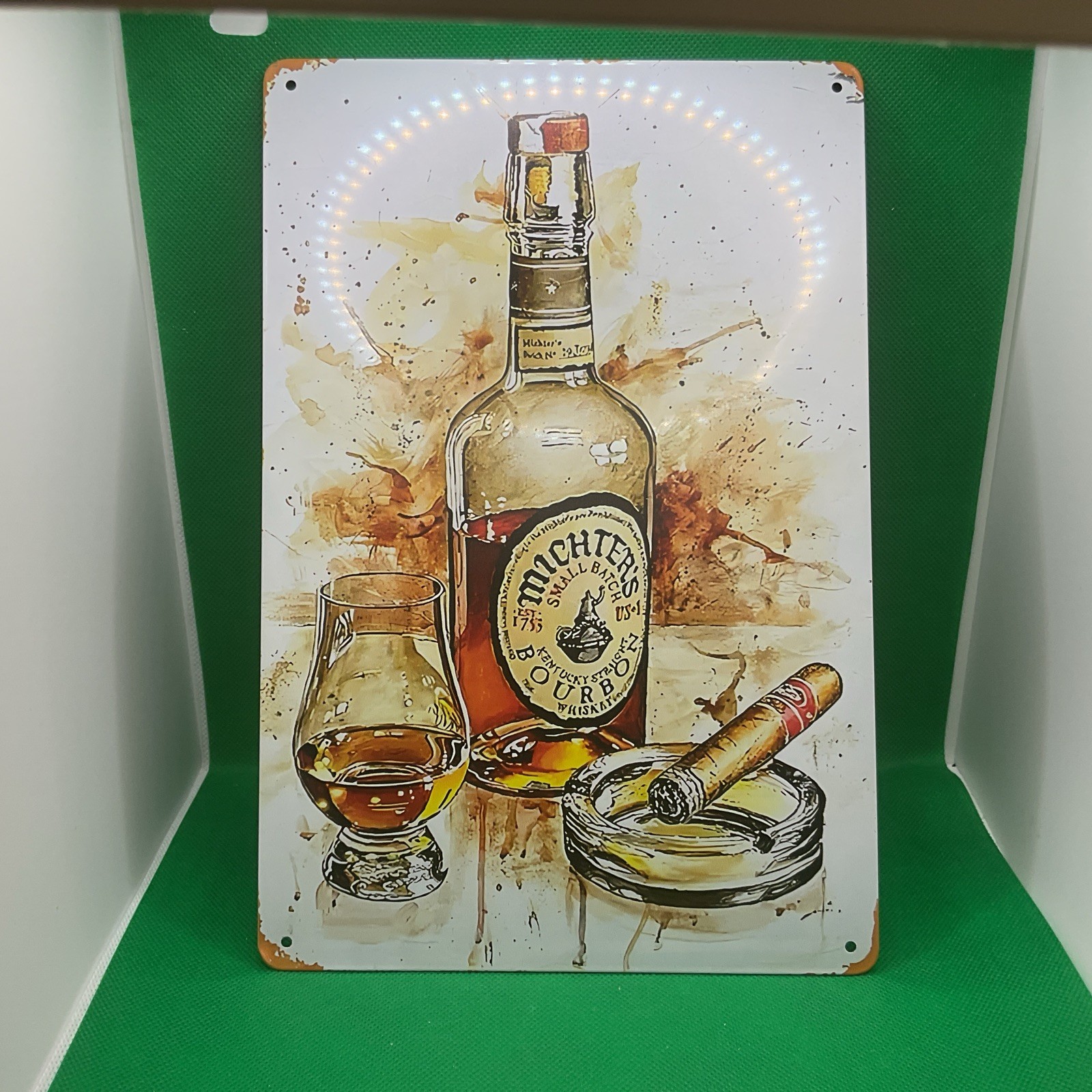 Michter's Small Batch Bourbon - Metal Sign for Bar/Man Cave/Garage/Game Room Michter's Small Batch Bourbon - Metal Sign for Bar/Man Cave/Garage/Game Room