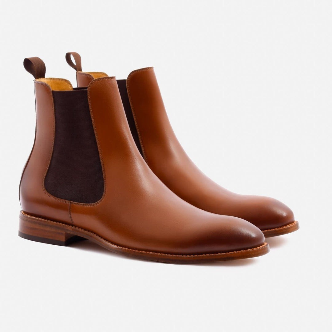 Beckett Simonon Bolton Chelsea Boots Tan Size 9.5