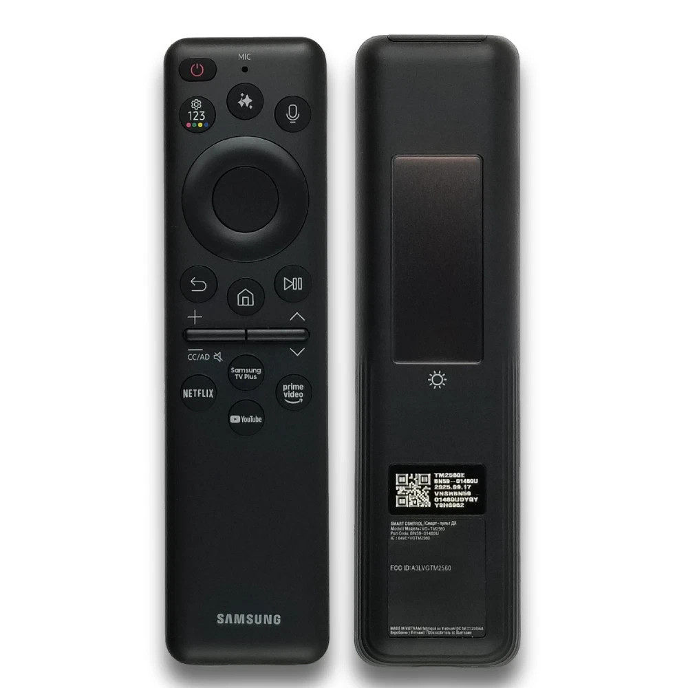 New Original Samsung Solar Cell Smart TV Voice Remote Control TM2560E BN59-01480