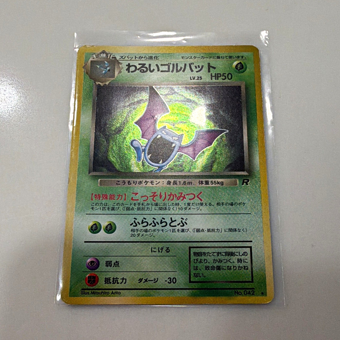 The Pokémon Company Pokémon TCG Rocket Gang Dark Golbat 042/?? Holo Rare JP