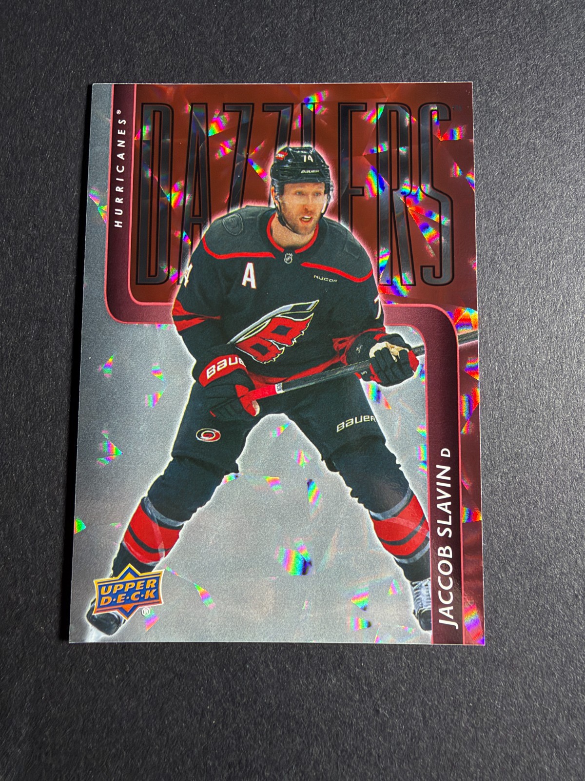 2025-26 UD Extended Series - Jaccob Slavin #DZ-147 HOLIDAY DAZZLERS