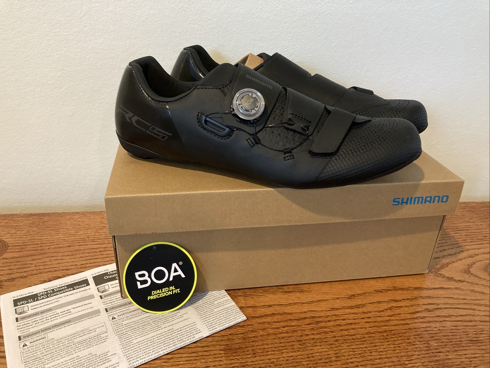 Shimano Dynalast RC5 Shimano Men’s Biking Shoes BOA | Size 12 US |  Size 47 EU