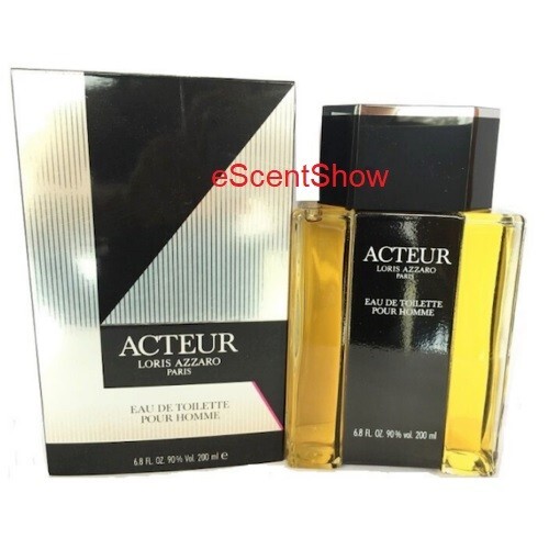 ACTEUR POUR HOMME LORIS AZZARO MEN 6.8 OZ / 200 ML EAU DE TOILETTE SPLASH NIB