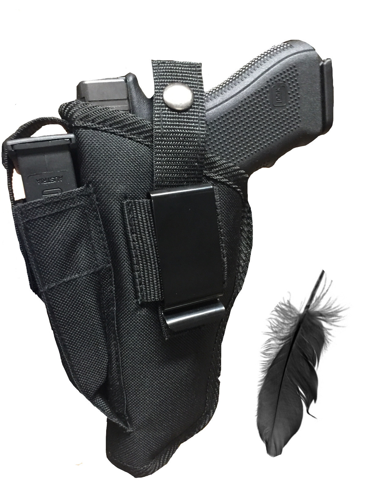 Gun Holster Fits Hi-Point 40 & 45 ACP Handgun Pistol By Feather Lite.