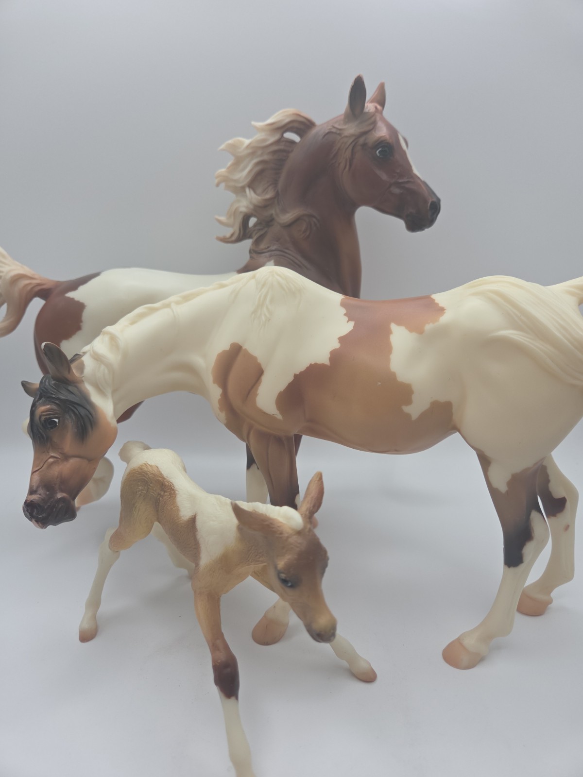 Breyer JCPenney PINTO HALF ARABIAN FAMILY Huck Bey Susecion Le Fire set Breyer JCPenney PINTO HALF ARABIAN FAMILY Huck Bey Susecion Le Fire set