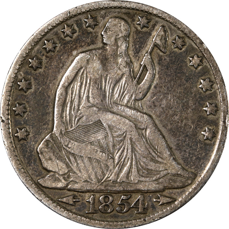 1854-O Seated Half Dollar
