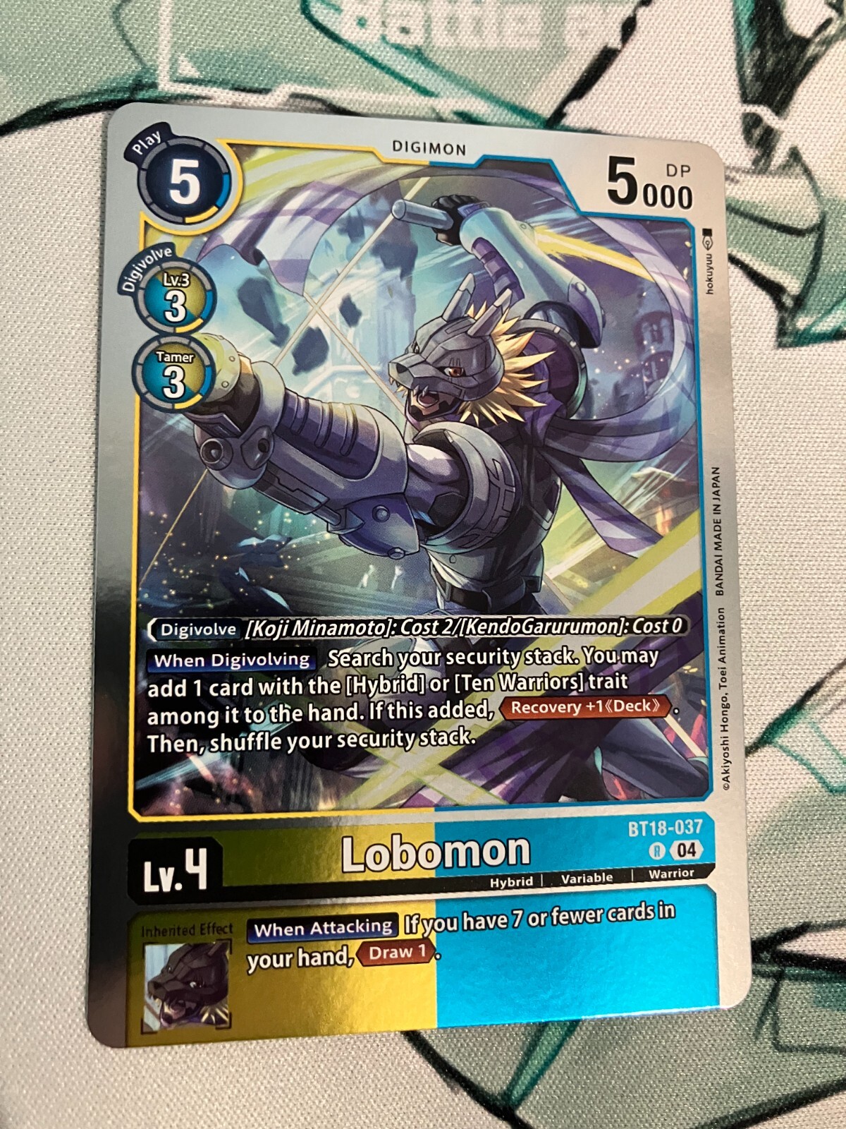 Lobomon BT18-037 R Digimon Release Special Booster 2.0 NM
