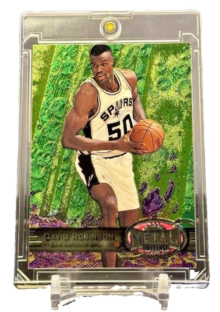 DAVID ROBINSON 1997-98 Metal Universe #78 Spurs HOF ⚡️ RARE FOIL ⚡️