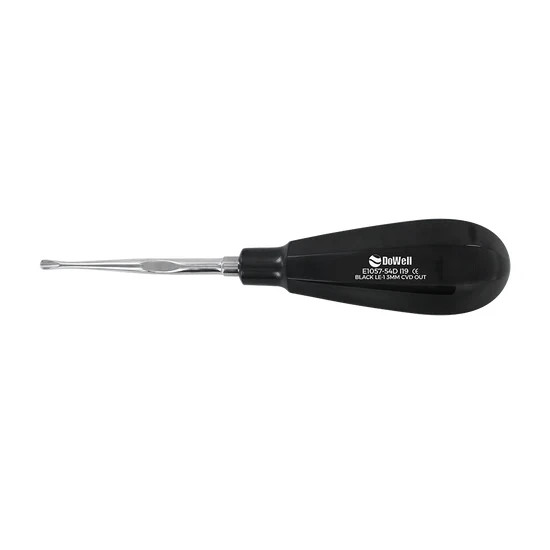 DOWELL Atraumatic Extraction Luxation Elevator Black Titanium