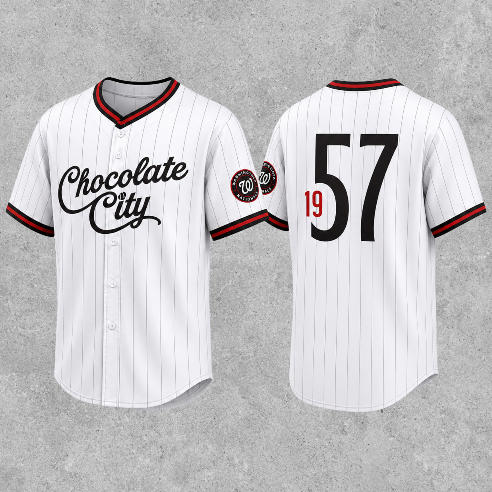 2026 Nationals African American Heritage Day Chocolate City Jersey 3D Print Gift