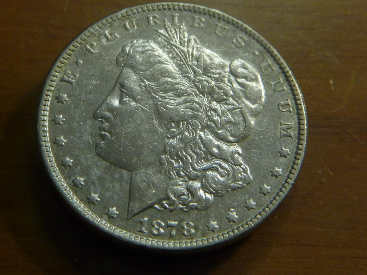 1878-P 7TF Morgan Silver Dollar Triple Blossom Vam 198 Top 100 XF+ SKU# 30382