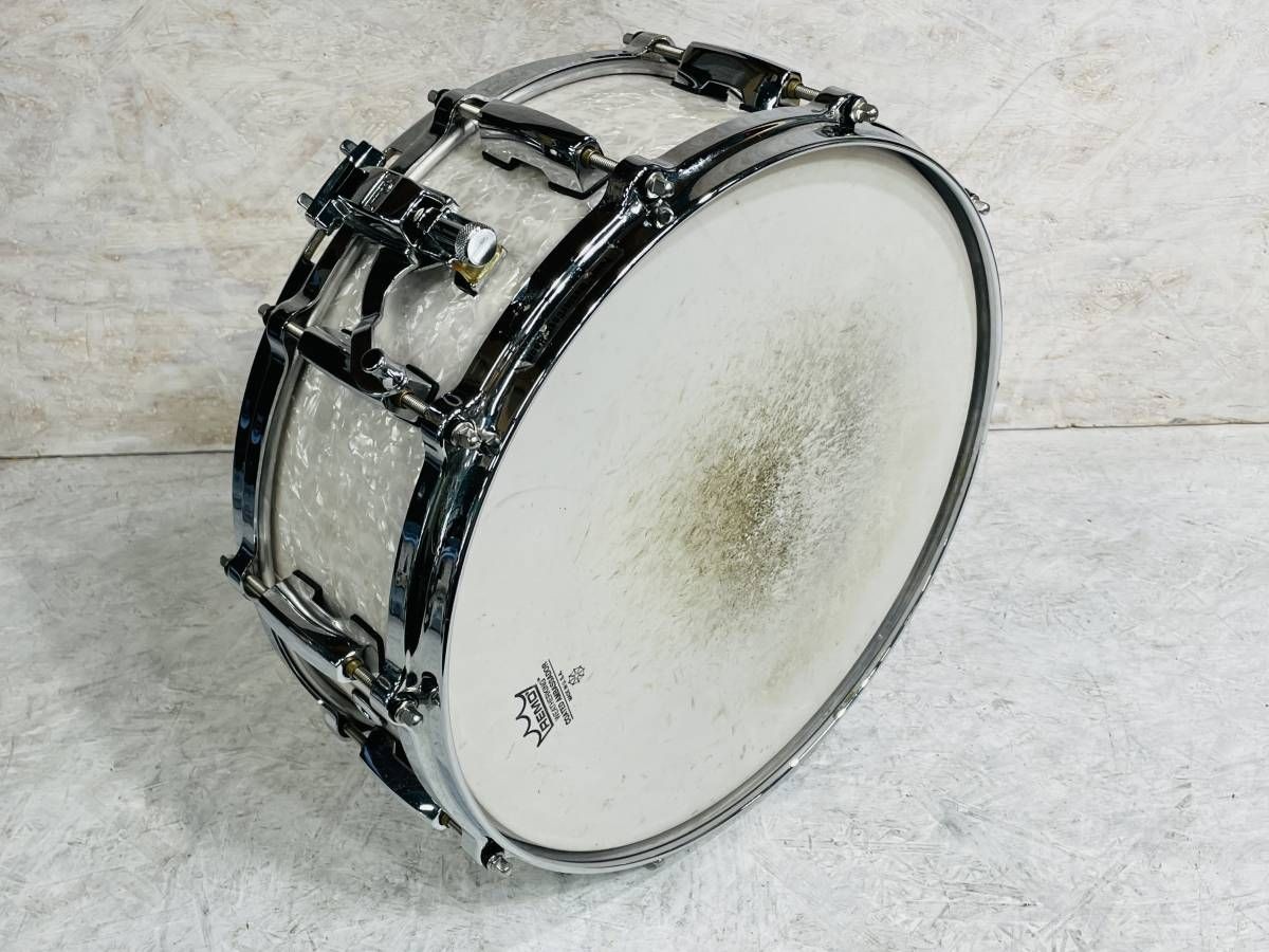 Pearl Masters Studio Birch 14x5.5 Snare Drum Puresound Wires Soft Case Used Nice