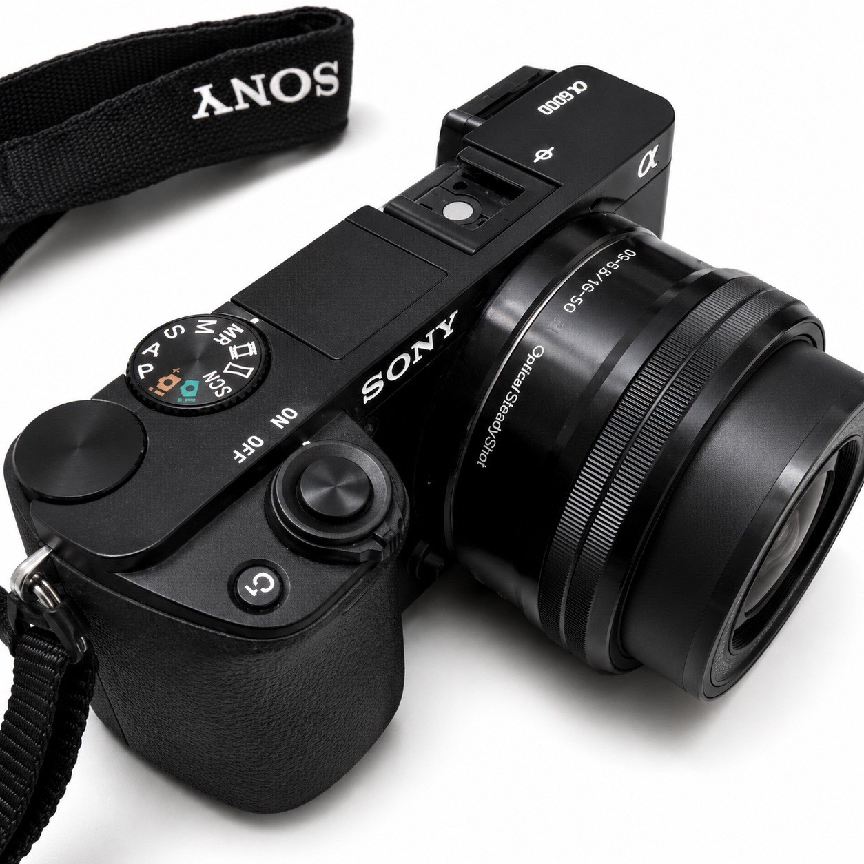 Black Sony Alpha A6000 Mirrorless Digital Camera w/16-50mm Lens Screen Damage Black Sony Alpha A6000 Mirrorless Digital Camera w/16-50mm Lens Screen Damage