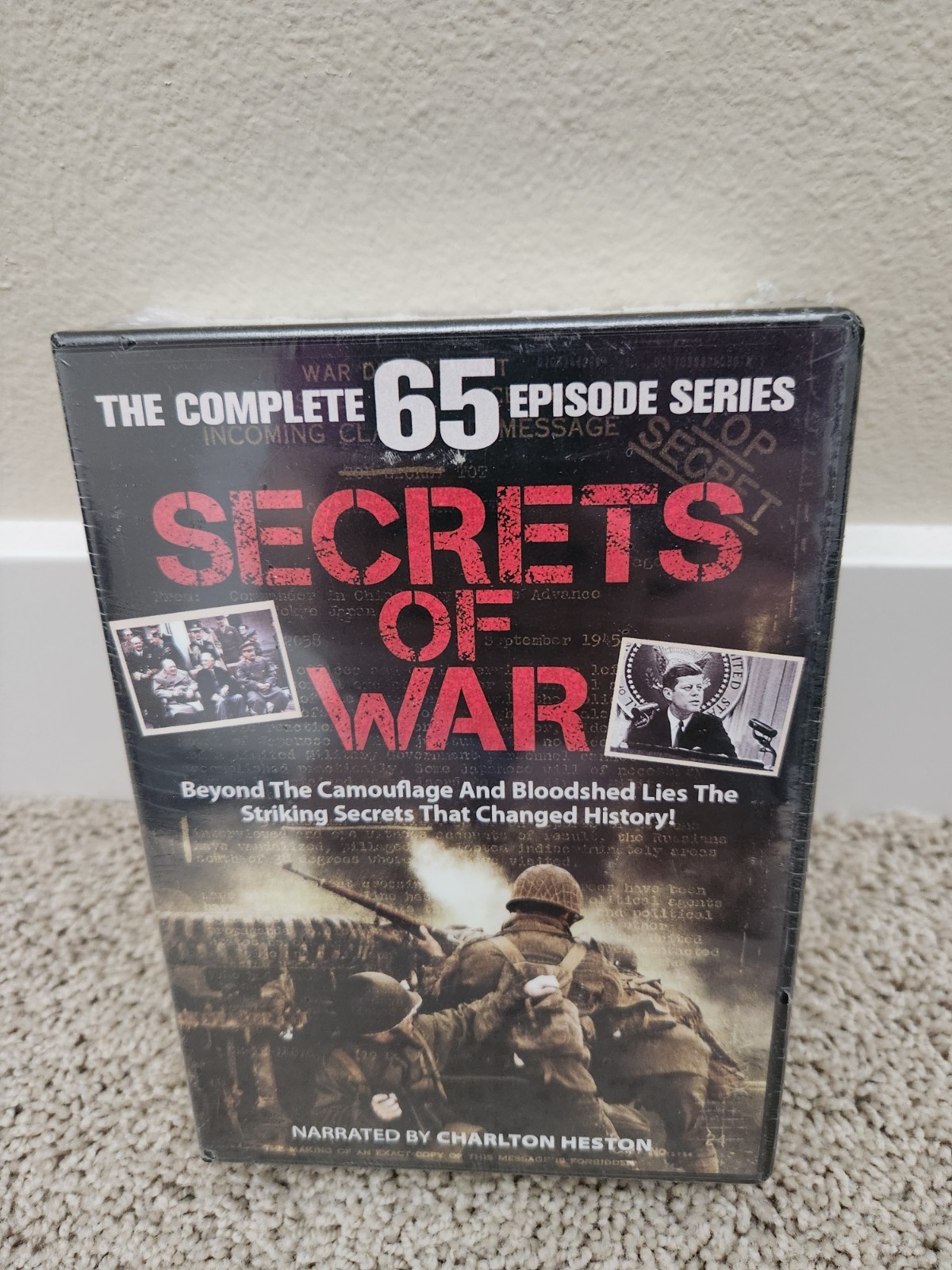 Secrets Of War Complete 65 Episode DVD Box Set Mill Creek Charlton Heston Secrets Of War Complete 65 Episode DVD Box Set Mill Creek Charlton Heston