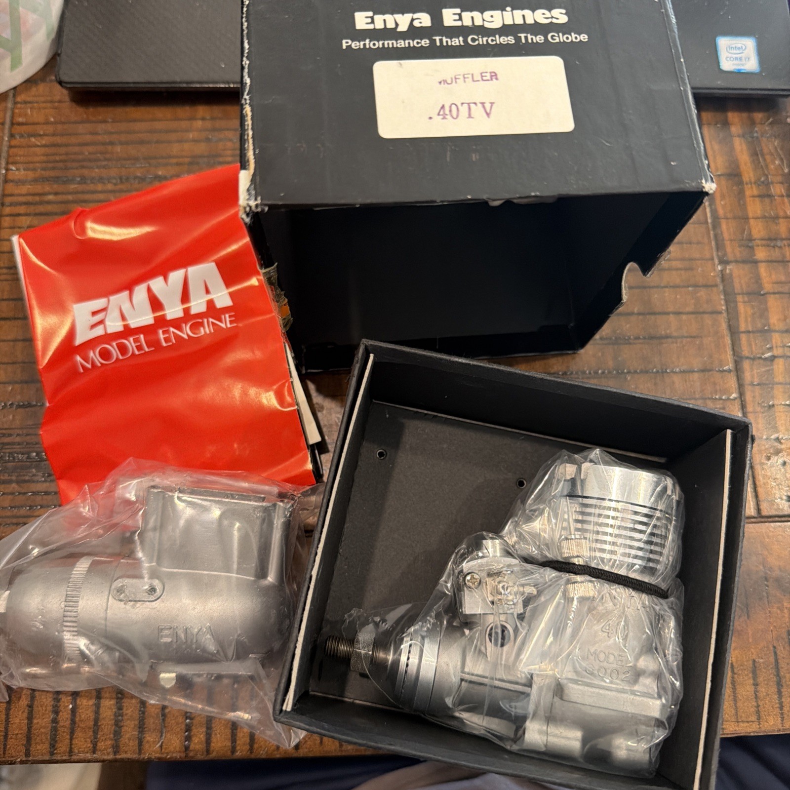 Vintage Enya .40 TV Model With Muffler – NEW IN BOX