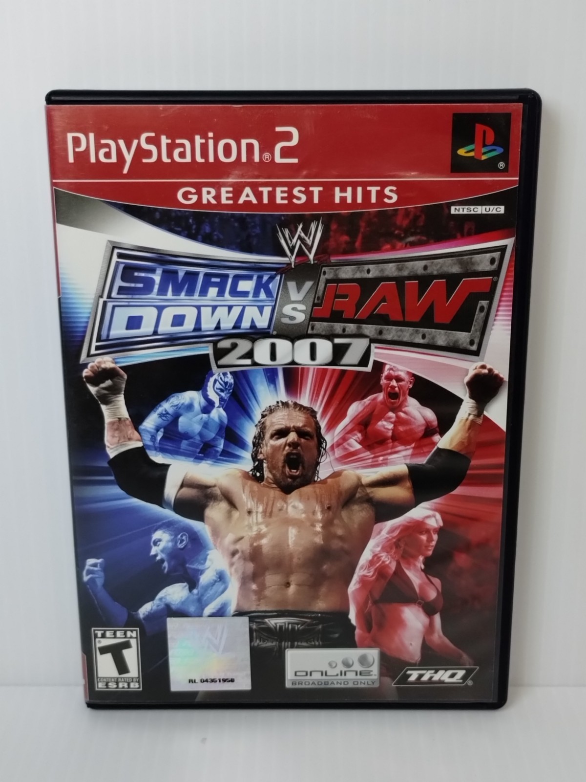 WWE SmackDown vs. Raw 2007 (Sony PlayStation 2) CIB - Tested -  