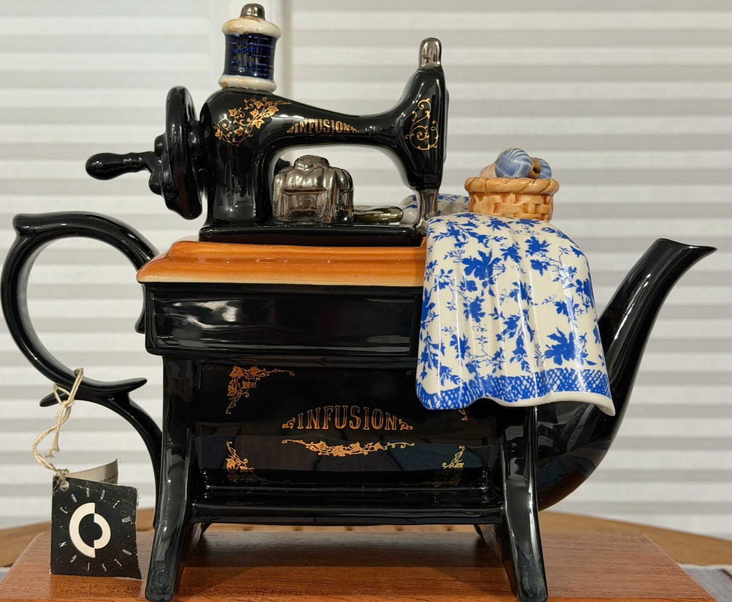 Vintage Paul Cardew Infusion LARGE Sewing Machine Teapot 1993 Signed & Numbered