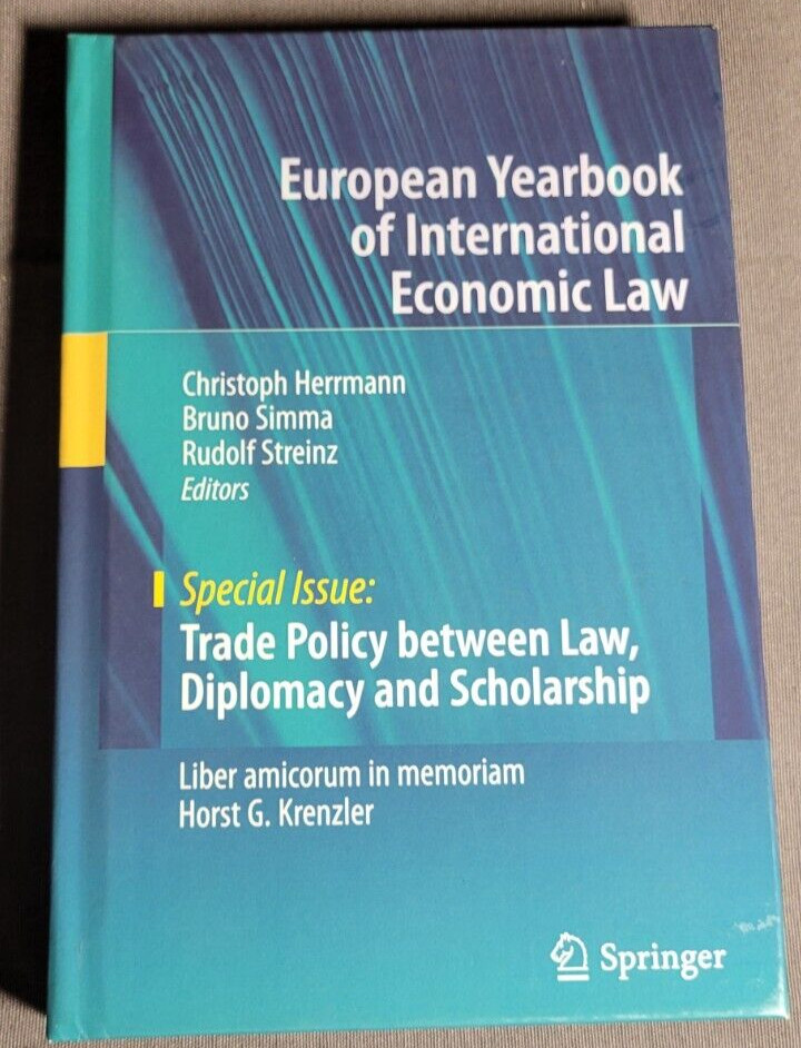 European Yearbook of International Economic Law: Trade Policy Between Law, Diplo