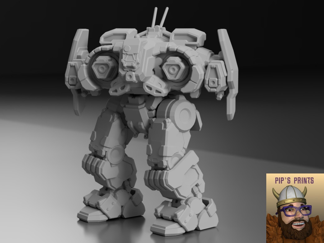 FNR-5 Fafnir Alternate Mech Model For Battletech 6mm-10mm-15mm