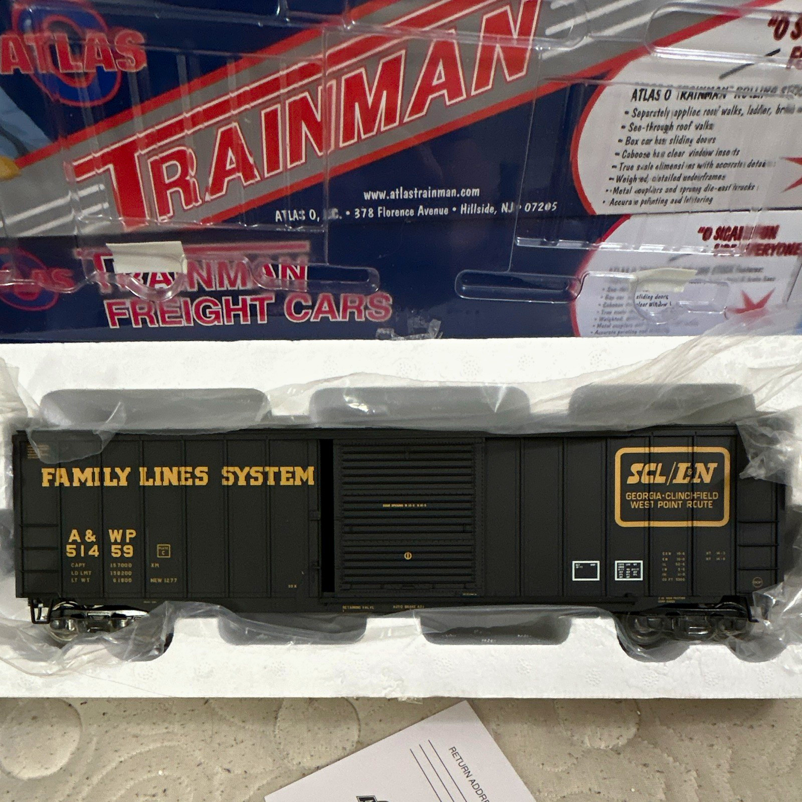 Atlas Trainman O Scale ACF 50\'6\