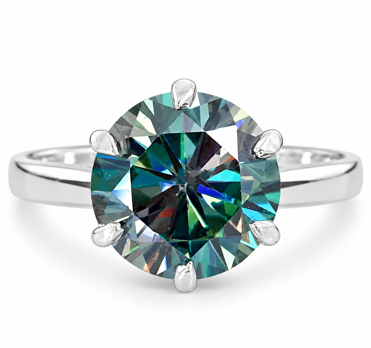 Certified 4.10 ct Blue Diamond Ring – Exceptional FREE Diamond Studs. & Tariffs