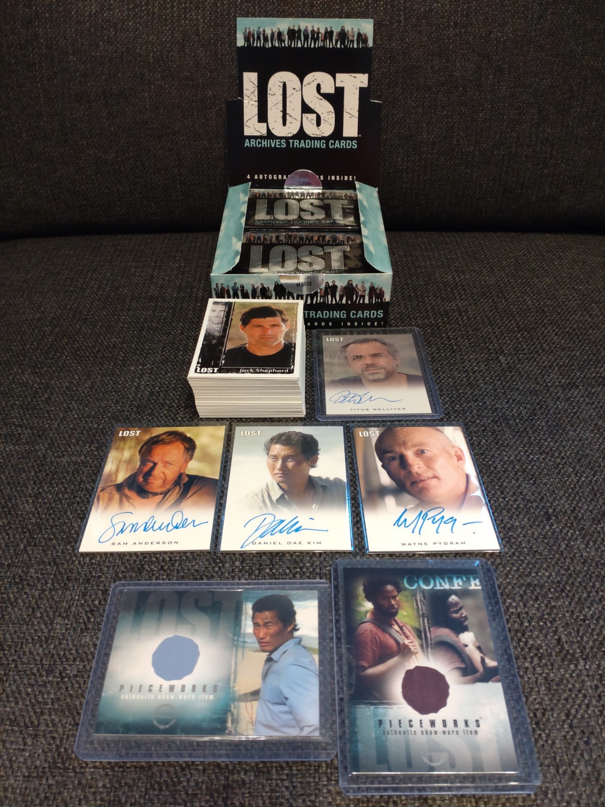 LOST Trading Cards LOT (Daniel Dae Kim, Titus, Autographs, Pieceworks + MORE)