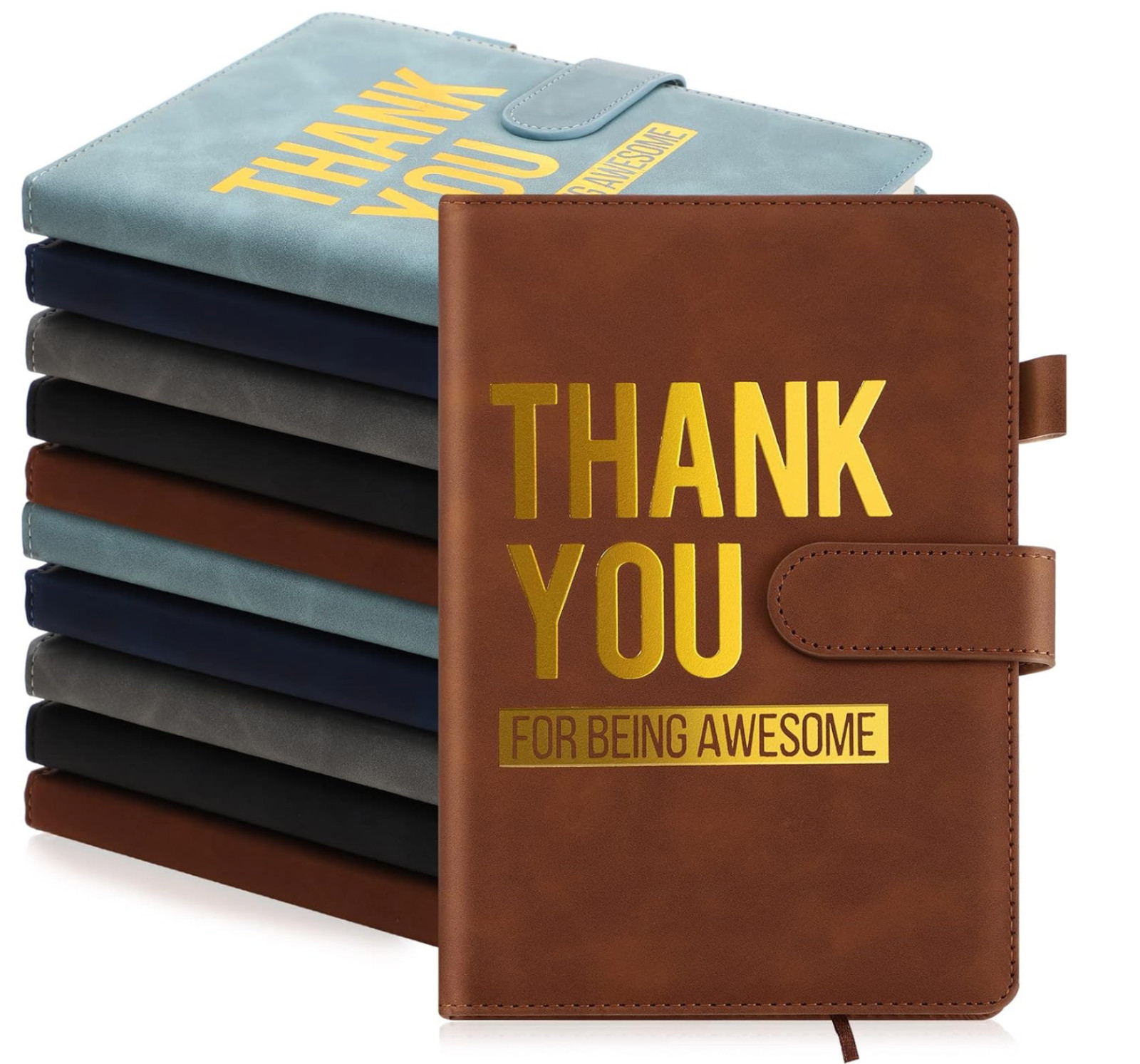 10 Pcs Thank You Gifts for Employee A5 Leather Notebooks Inspirational Notebooks 10 Pcs Thank You Gifts for Employee A5 Leather Notebooks Inspirational Notebooks