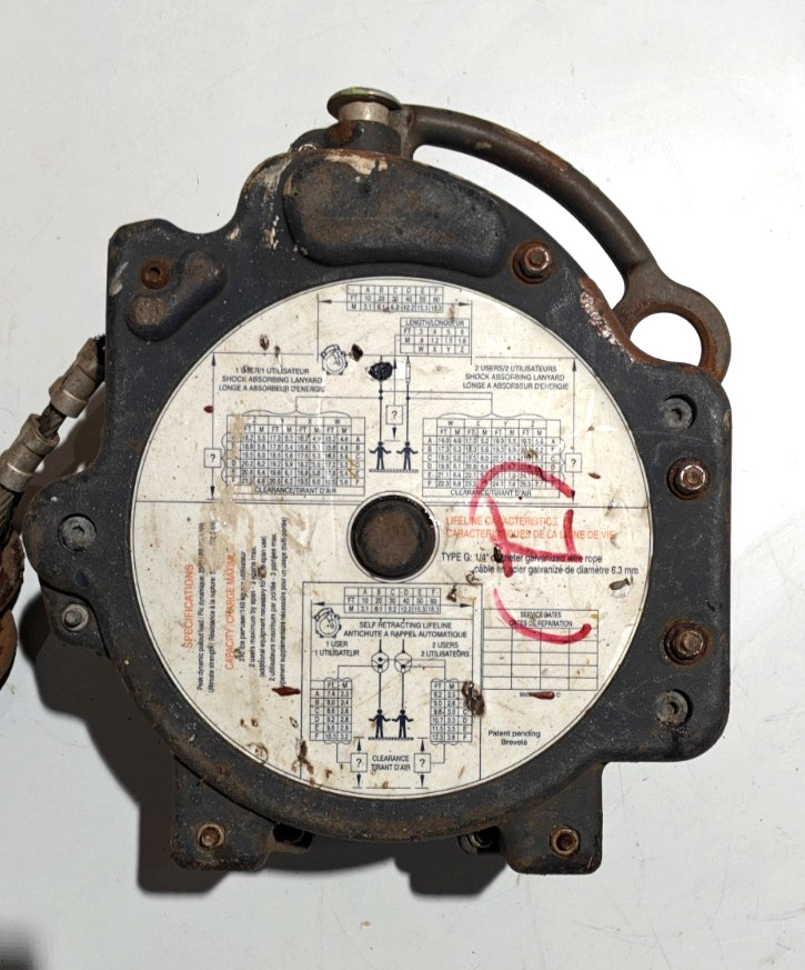 EZ-LINE Retractable Horizontal Life line System 60FT Winch DBI SALA 7605060 #2
