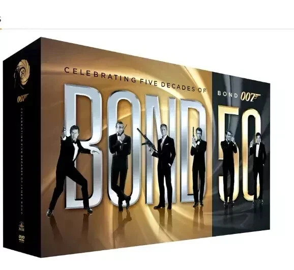 Bond 50 Celebrating Five Decades of Bond 007 DVD 23-Disc Box Set Bond 50 Celebrating Five Decades of Bond 007 DVD 23-Disc Box Set