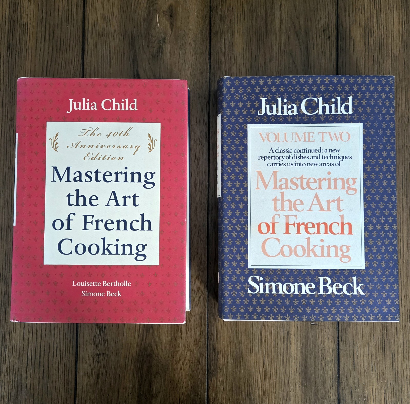 Mastering the Art of French Cooking Volumes 1 and 2 Julia Child - EUC Paperback