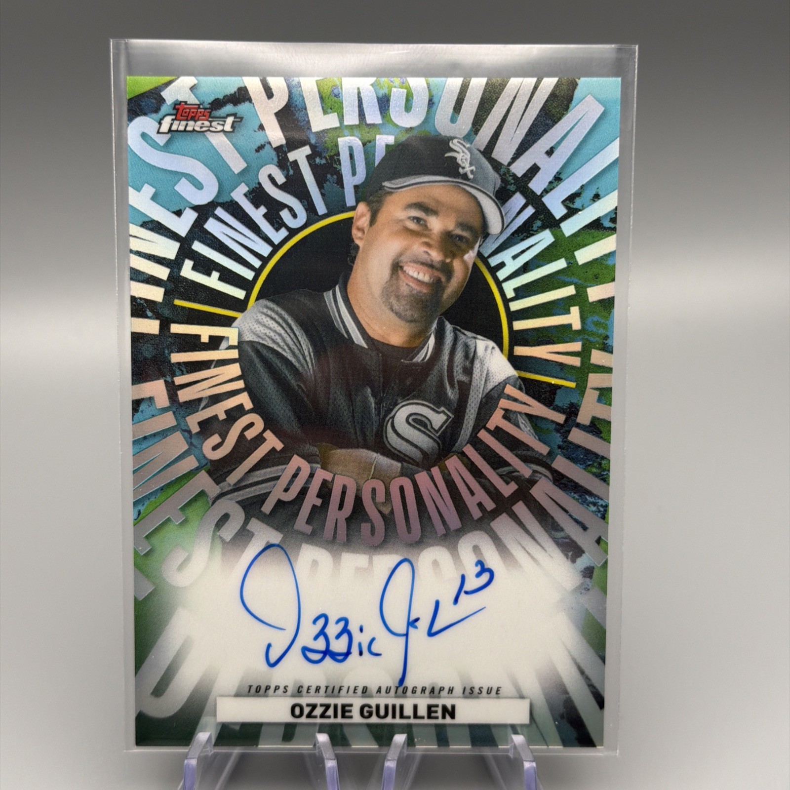 2026 Topps Finest - Finest Personality Autographs Ozzie Guillen #FPA-OG 2026 Topps Finest - Finest Personality Autographs Ozzie Guillen #FPA-OG