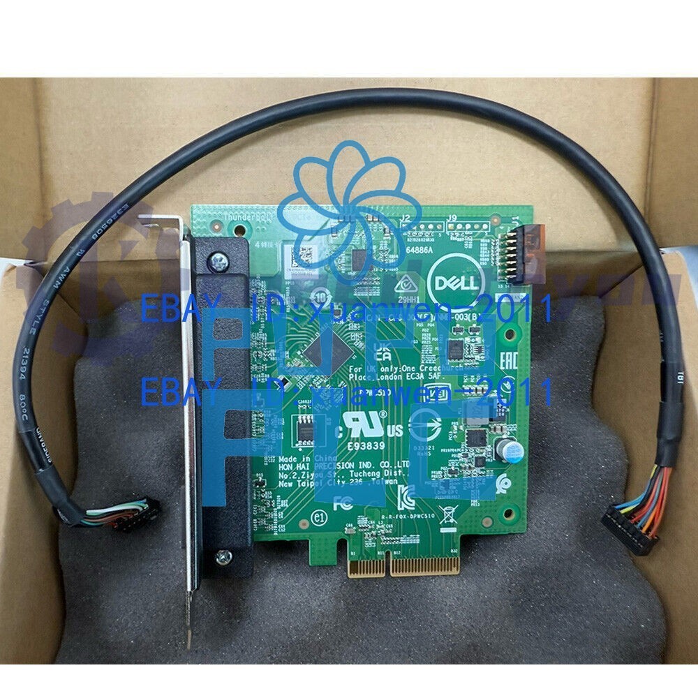 New 1Pcs Dell T3660 T3680  Thunderbolt 4 Expansion Card With Cable