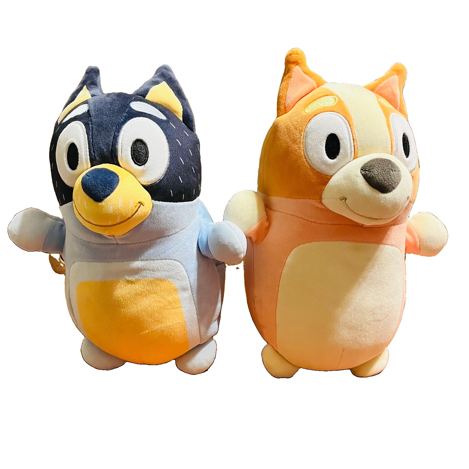 NWOT BLUEY BINGO Lot of 2 Jazwares Hug Mees Squishmallows 12” Plush