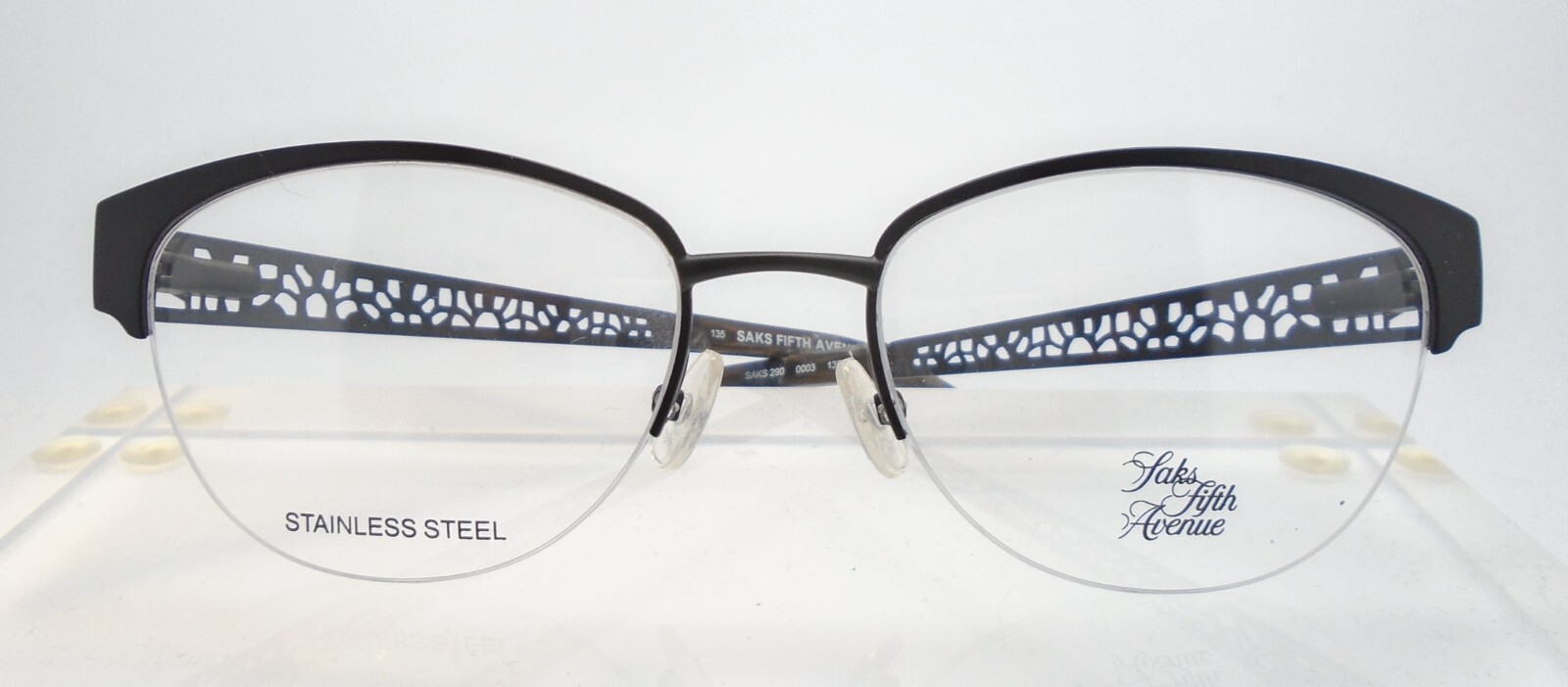 Saks Fifth Avenue 290 003 53-18 Womens Glasses Eyeglasses Frames Eyewear Saks Fifth Avenue 290 003 53-18 Womens Glasses Eyeglasses Frames Eyewear