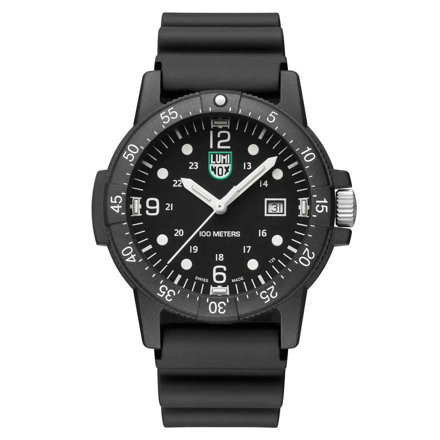 Luminox Sea Bass Men's CARBONOX Black Dial Rubber Strap Sport Watch -  X2.2001