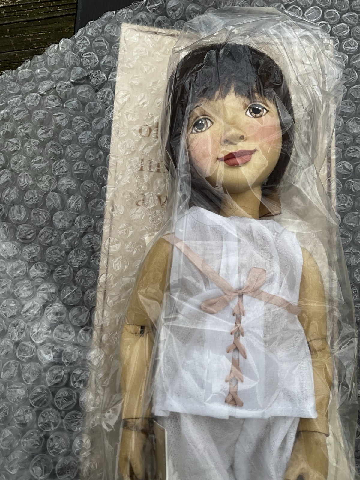 Xenis Canadian Made Jointed Wood Doll 12