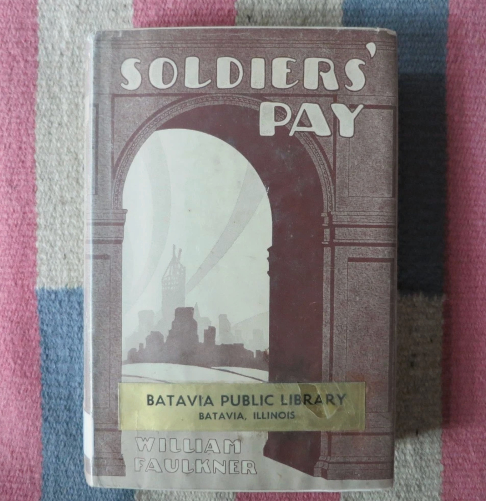 Vintage 1954 SOLDIERS\' PAY by William Faulkner First New Edition WWI HC/DJ PTSD