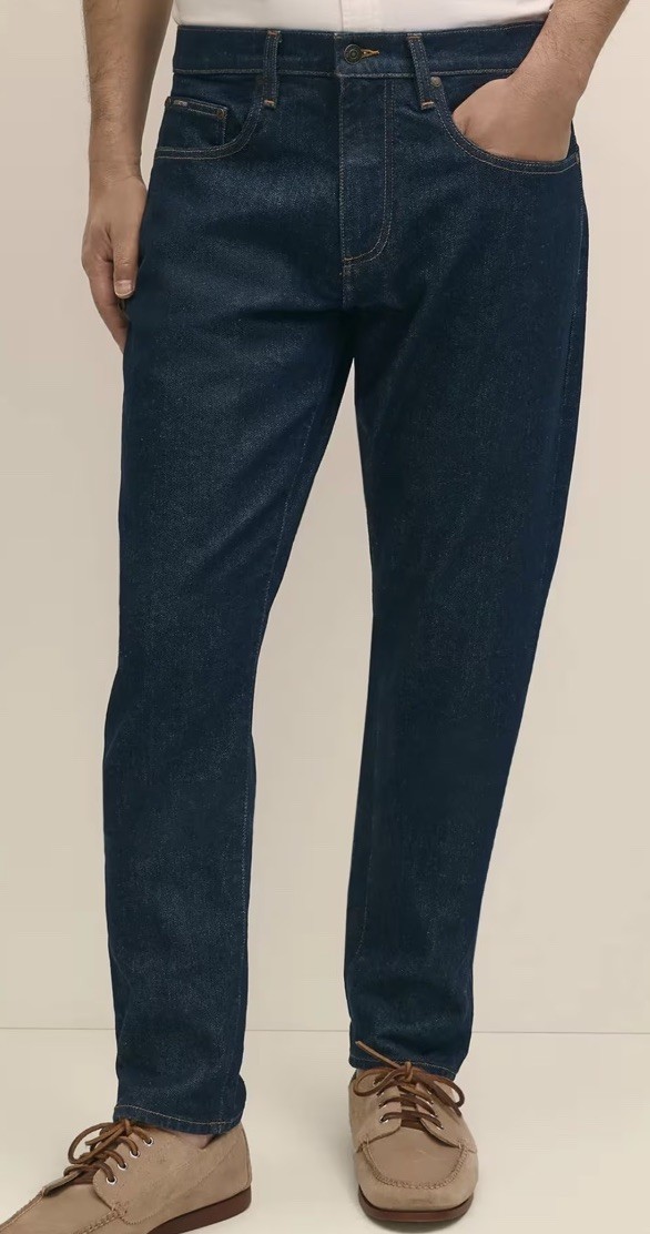 NWOT $128 Sold Out Brooks Brothers Men Dark Blue Slim Fit Denim Jeans 