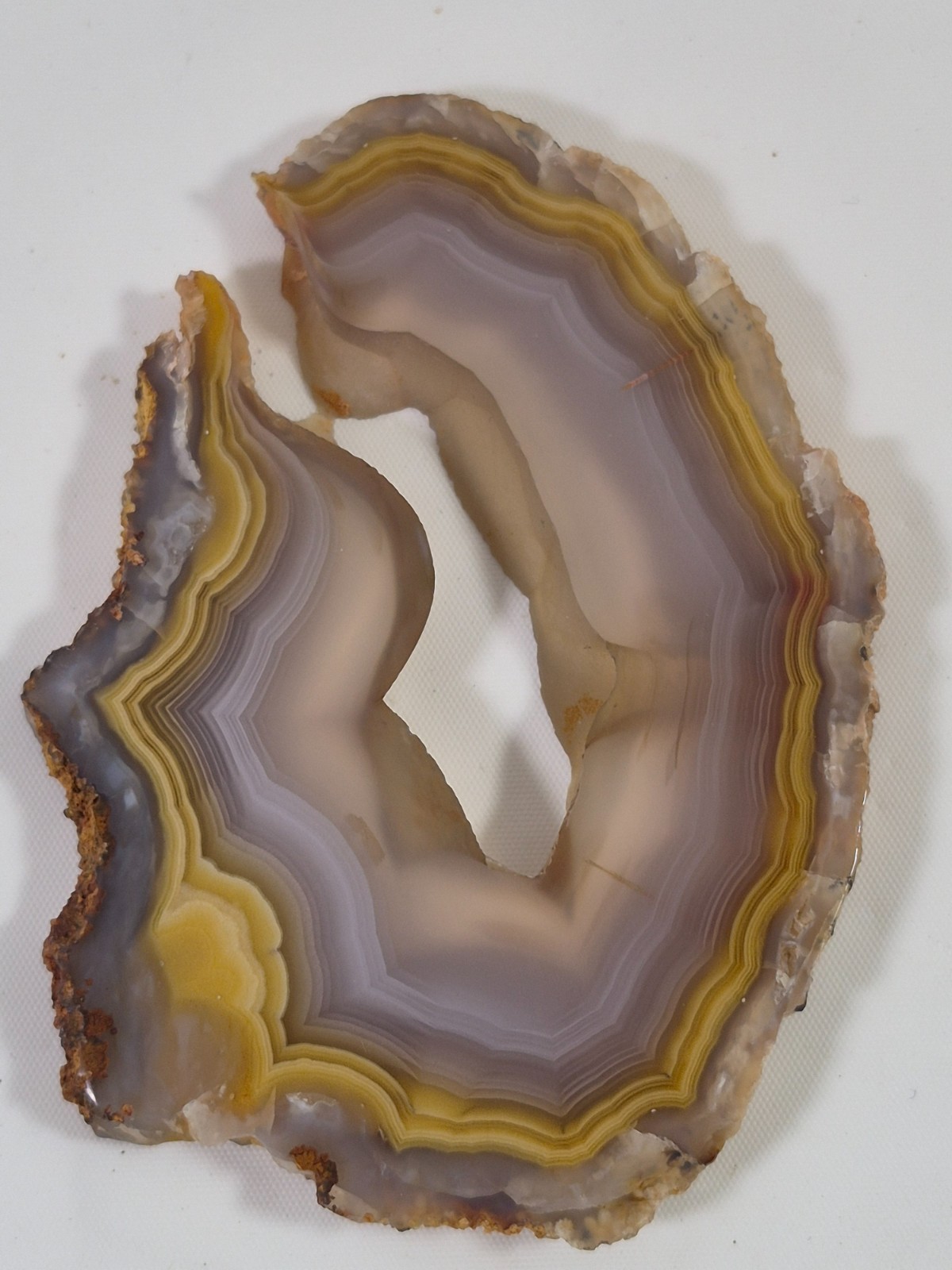 Polished COYAMITO MEXICAN AGATE Display Specimen *Parallax * 3 x 2\