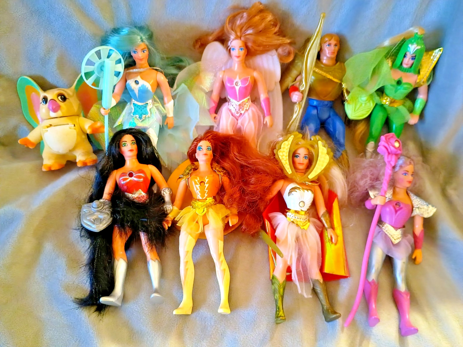 Vintage 1985 Mattel Princess of Power WAVE 1 LOT (9 Figures) — 80% Complete Acce Vintage 1985 Mattel Princess of Power WAVE 1 LOT (9 Figures) — 80% Complete Acce