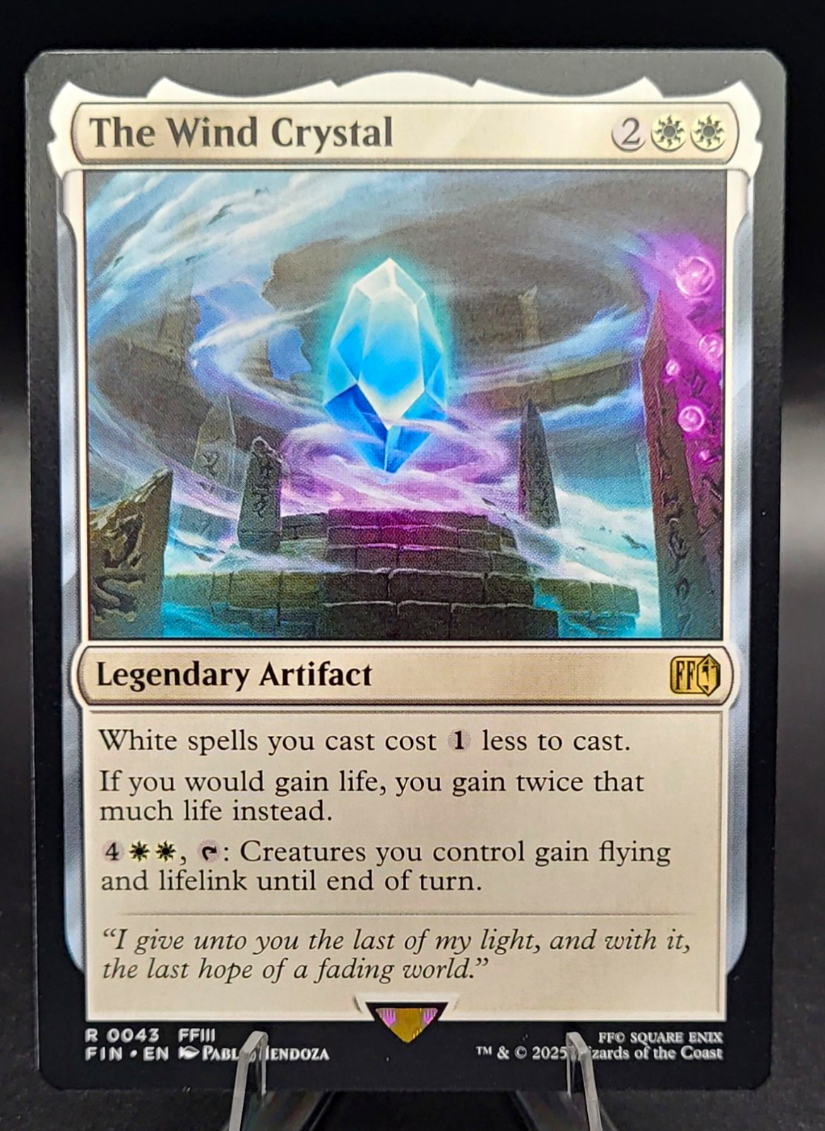Wizards Of The Coast MTG  The Wind Crystal Final Fantasy Regular #0043