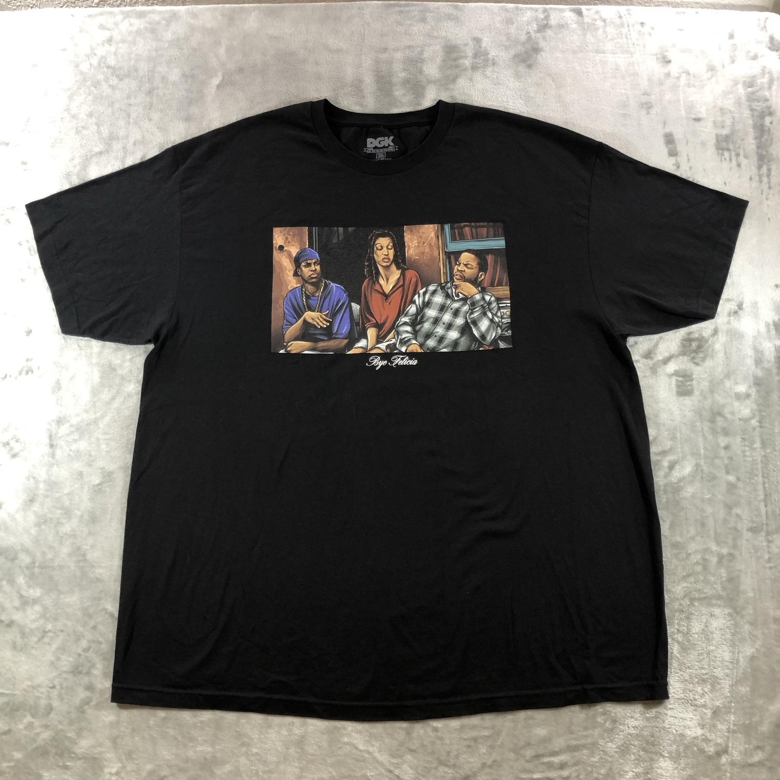 DGK Shirt Mens 2XL Black Friday Bye Felicia Graphic Tee Movie Skateboard